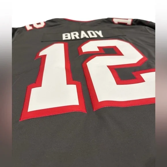 NWT Tom Brady Buccaneers Gray Jersey TB 12 XXL - Picture 2 of 9